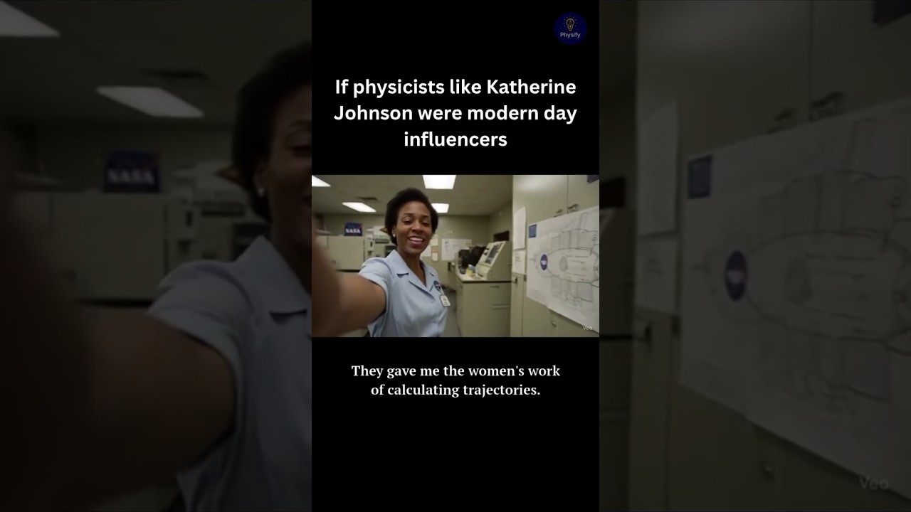 If physicists like Katherine Johnson were modern-day influencers