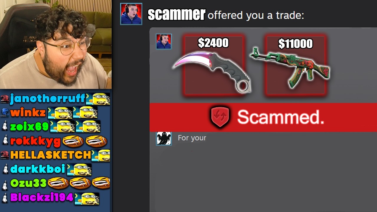 exposing dumbest cs2 youtuber as a scammer