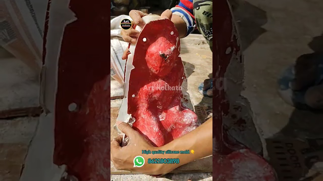 silicone mold||to pop casting|| how to make Buddha statues