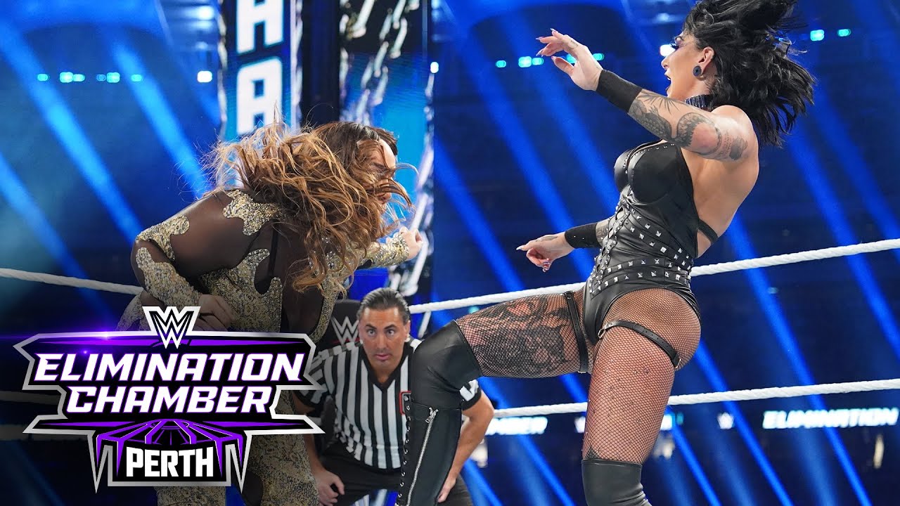 Rhea Ripley vs. Nia Jax – Women’s World Championship Match: WWE Elimination Chamber 2024 highlights