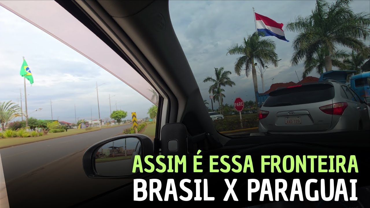 FRONTEIRA SECA Ponta Porã  BRASIL e Pedro Juan Caballero PARAGUAI