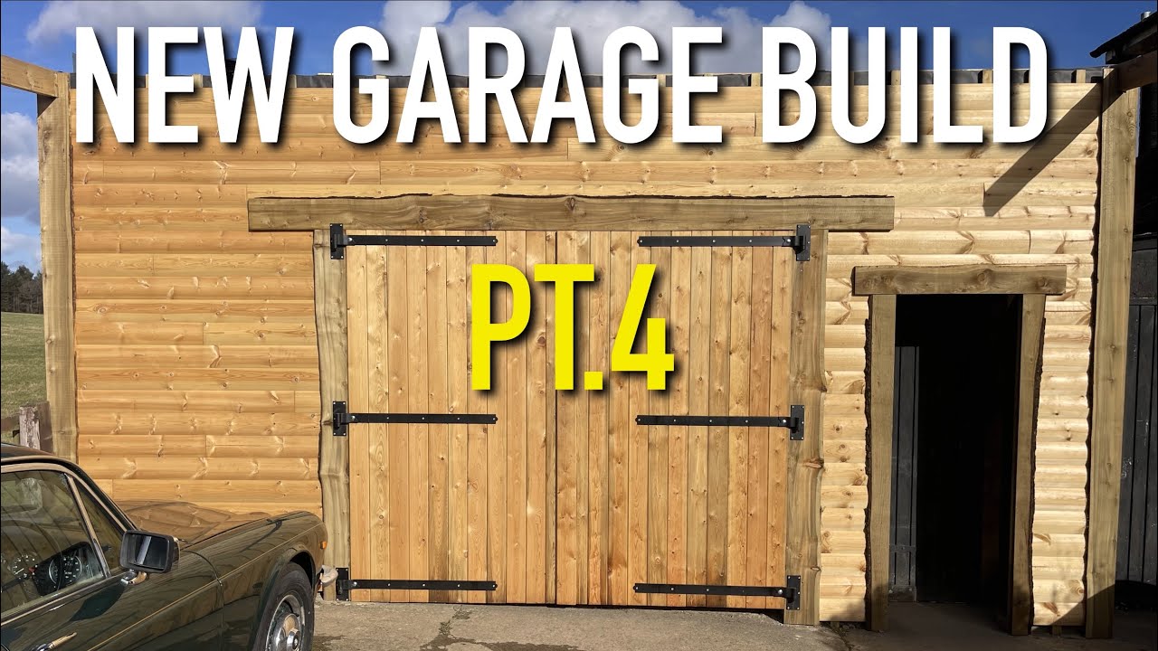 NEW UPBUILD GARAGE BUILD | MOVE OIL TANK & HUGE POST IN | PT.4