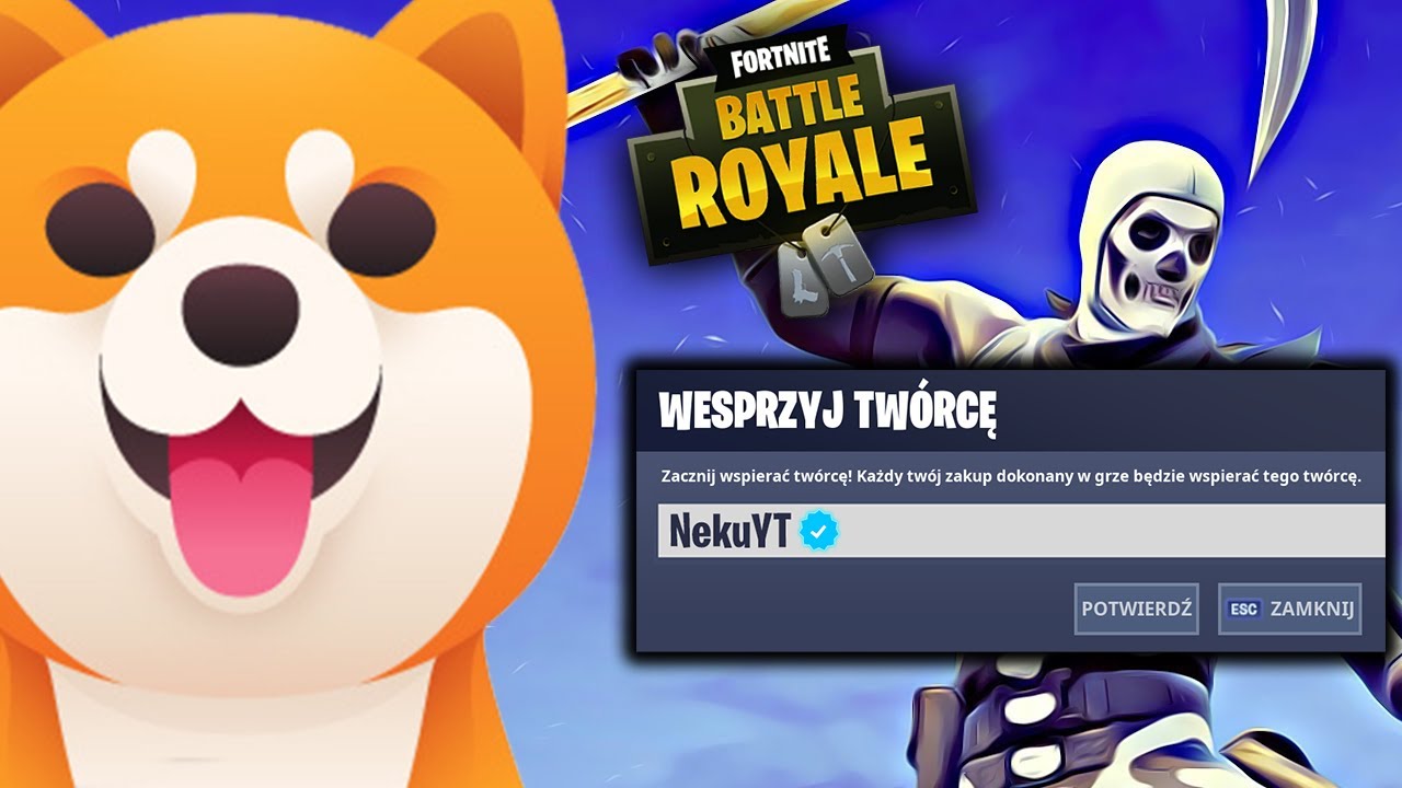 WZBOGACIŁEM SIĘ O ŚMIESZNY KOD TW&Oacute;RCY? 😊 *dostałem kod tw&oacute;rcy w FORTNITE!* FILM INFORMACYJNY