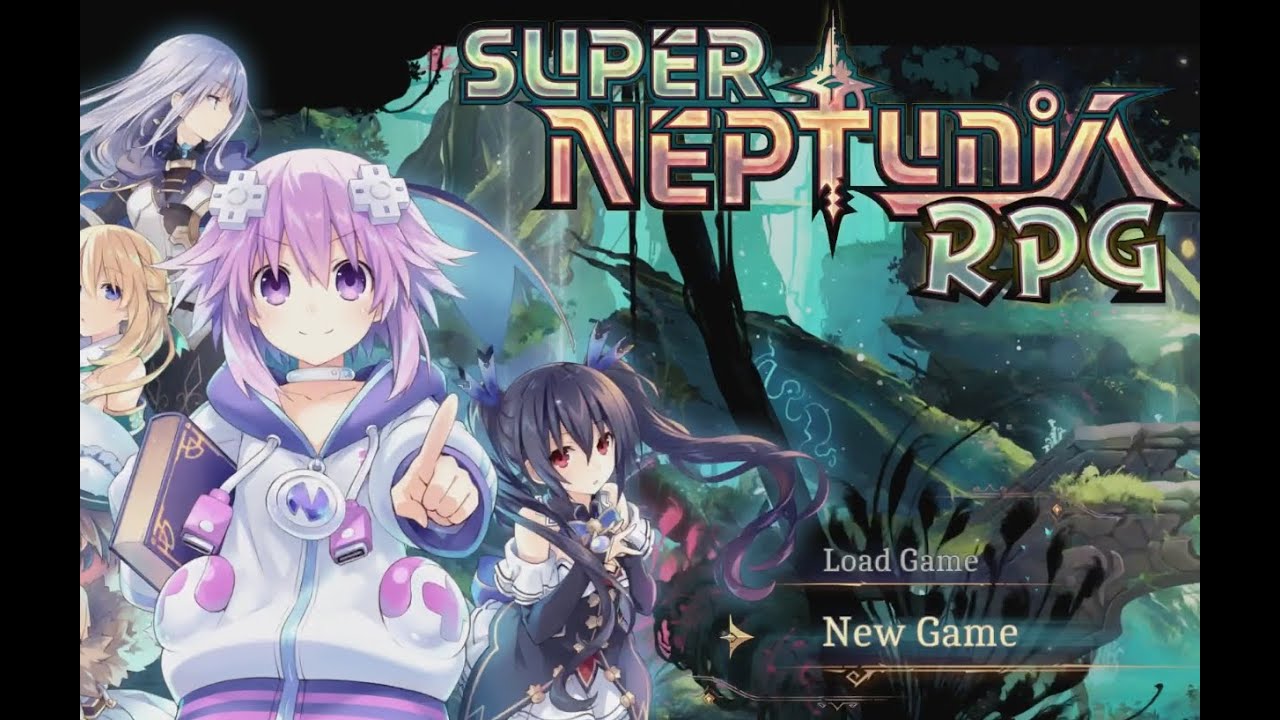 Super Neptunia RPG Title Screen (PC, PS4, Switch)