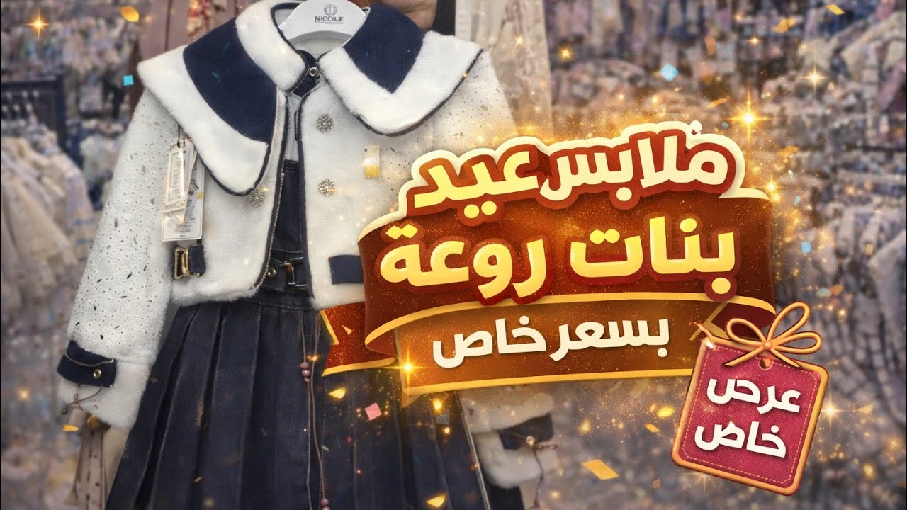 تخفيضات ملابس العيد للأطفال 2026 سومة روعة مرحبا 