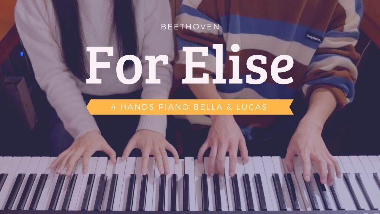 🎵For Elise(엘리제를 위하여) | 4hands piano