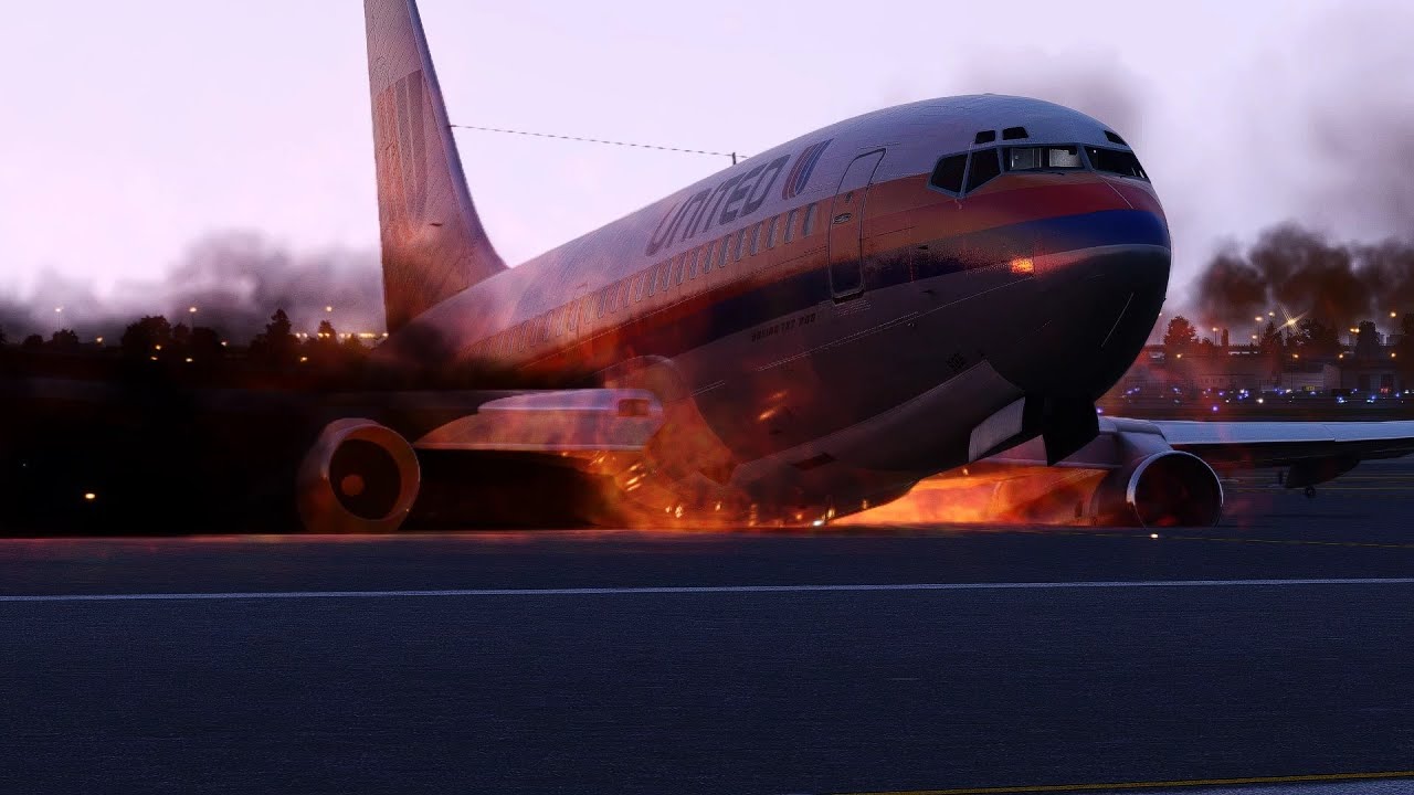 Boeing 737 Crashes on Takeoff at Philadelphia Airport - United Airlines Flight 611