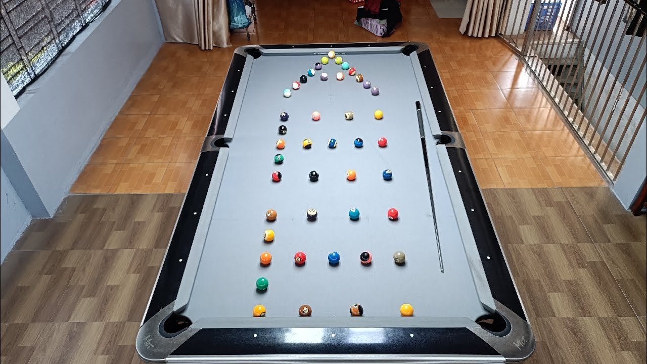 Pool Challenge: Letter AEE with 45 Balls