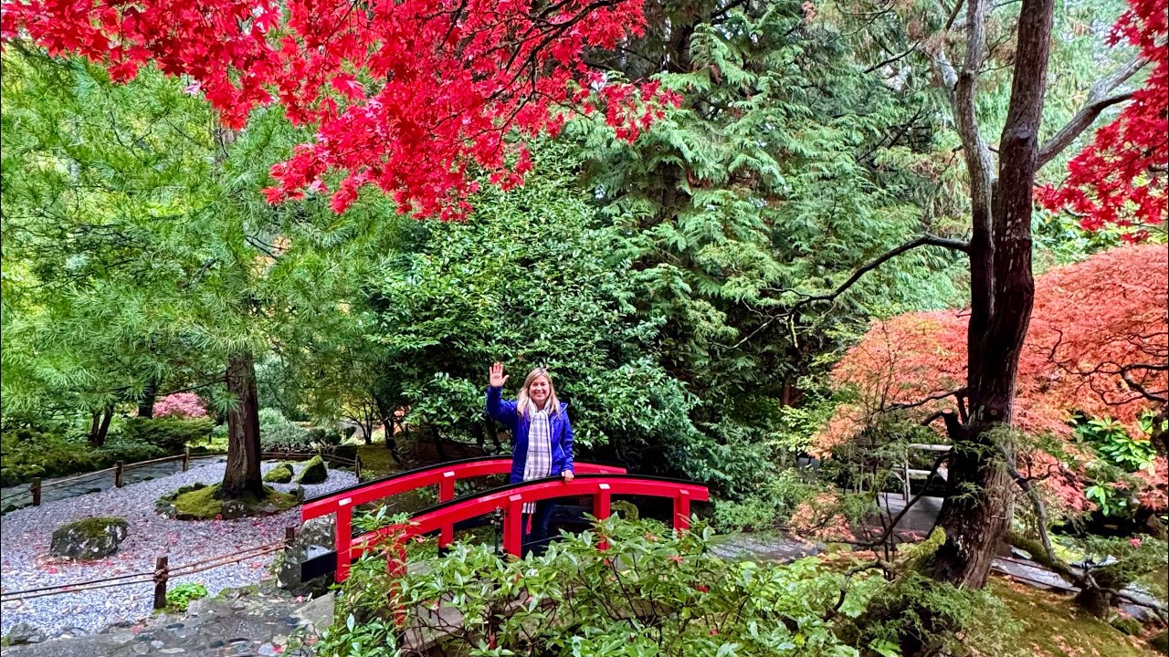 A Rainy Fall Day In The Butchart Gardens