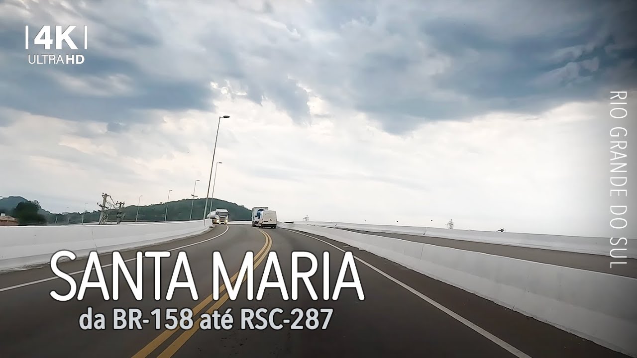 BR-158 até RSC-287 por Santa Maria - RS 4K | Cuidado! Obra pública sem planejamento