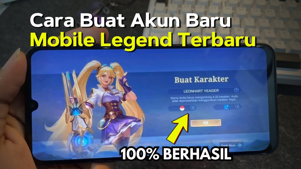 Cara Buat Akun Baru Mobile Legend Terbaru 2026 | Tanpa Download Data Ulang