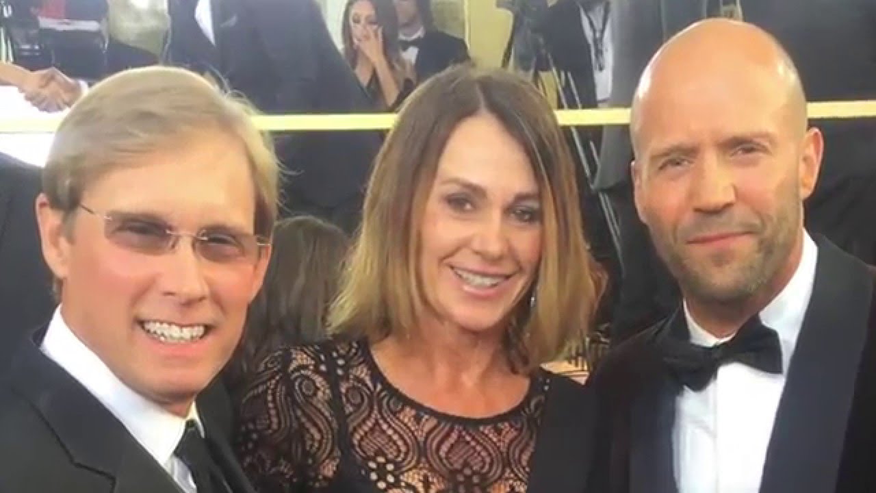 Nadia Comaneci, Bart Conner, Greg Louganis at the Golden Globes