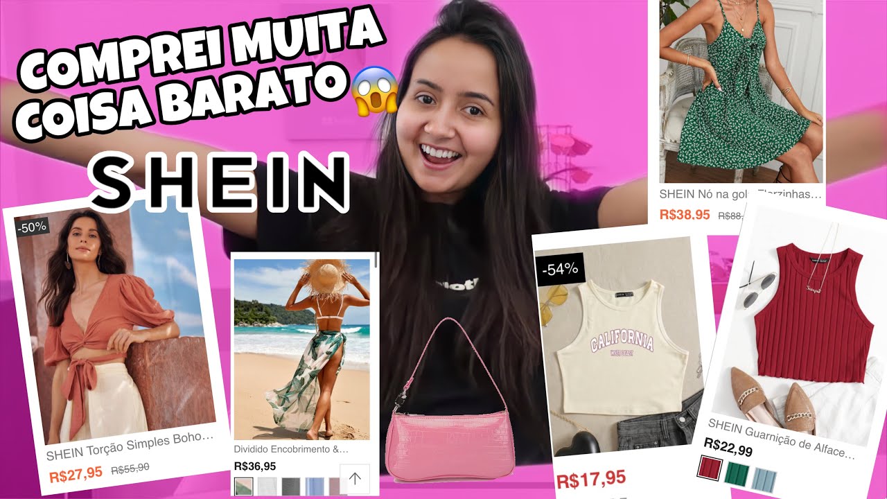 COMPREI NA SHEIN PELA PRIMEIRA VEZ, *ROUPAS DE 20 REAIS* 😱