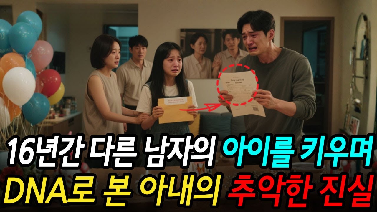 [불륜썰]아내의 불륜을 가족이 16년 숨겼다. 딸 생일에 DNA 결과로 모두에게 대가를 치르게 했다.