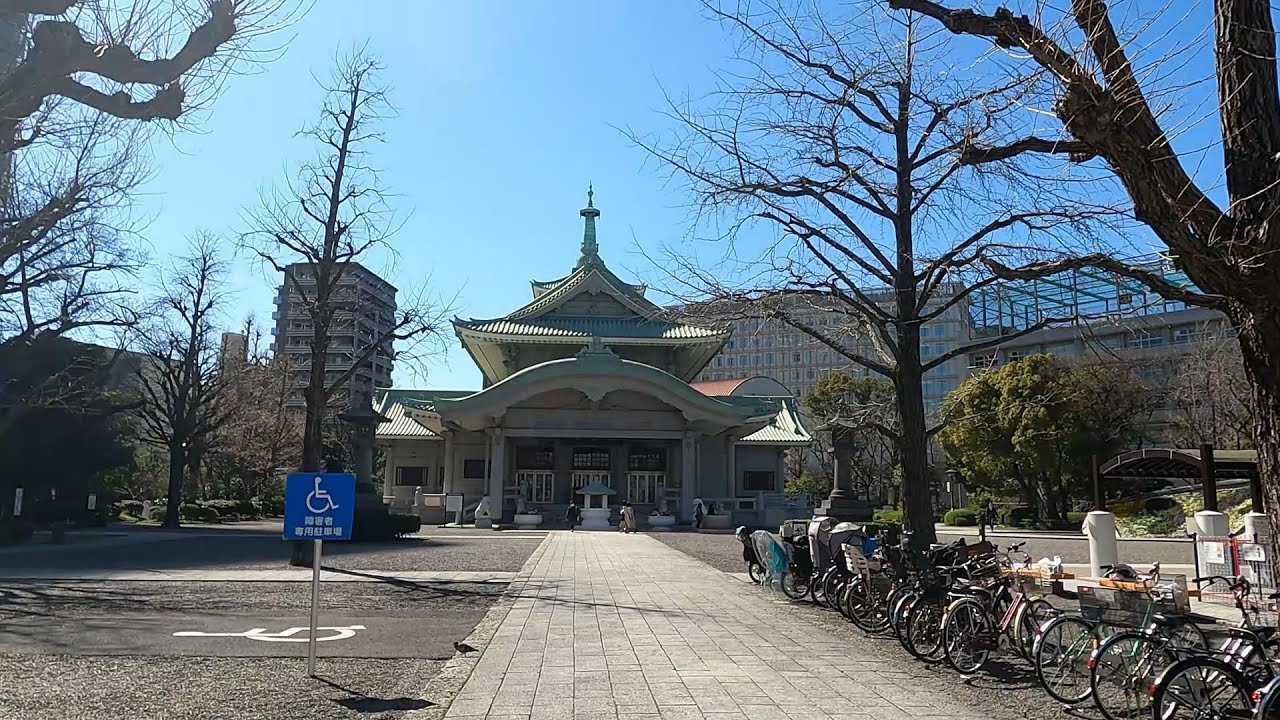 横網町公園から両国駅まで探索　【4K対応】