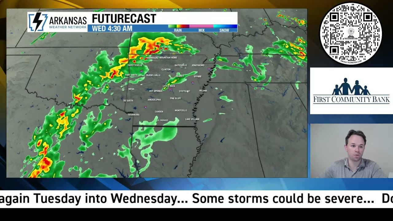 Hailstorms on Monday, more storms Tuesday/Wednesday
