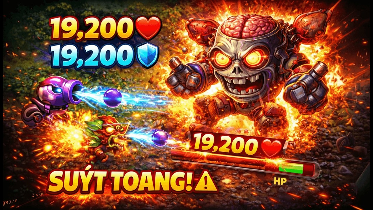 18:10 Hạ Mini Boss 19.200 Máu & 19.200 Giáp 🔥 Kết Thúc Nghẹt Thở! | PVZ RH Fusion