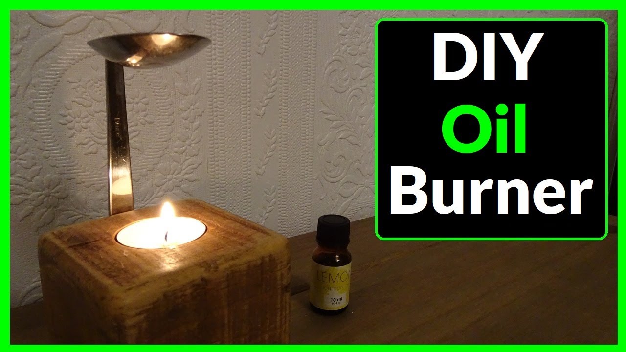 How to Make an Oil / Wax Melt Burner (From Pallet Wood & a Spoon!)