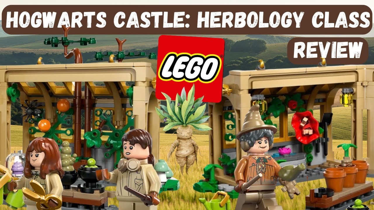 LEGO Harry Potter Hogwarts Castle:  Herbology Classroom Review (76445)