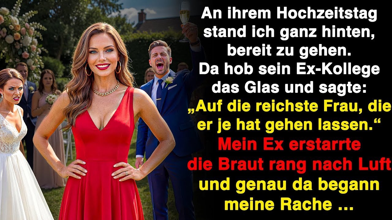 Mein Ex lud mich zu seiner Hochzeit ein. Der Toast eines Kollegen brachte alles ins Wanken …