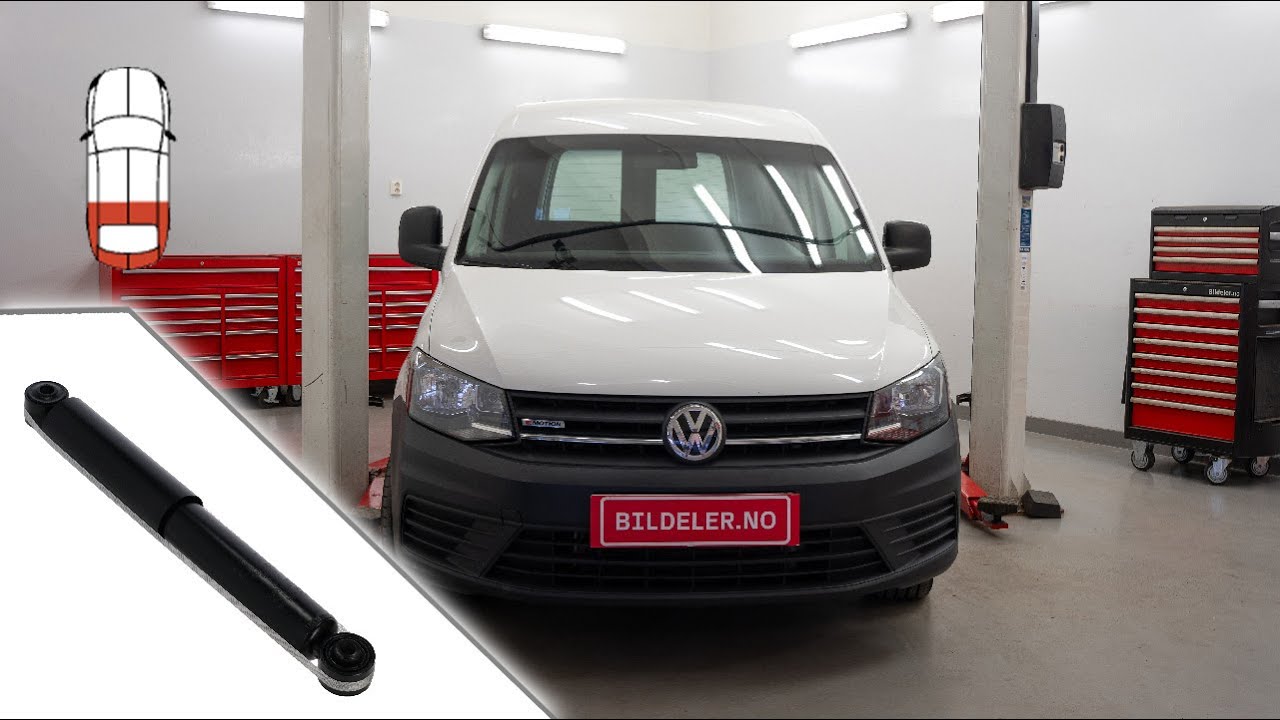 Volkswagen Caddy(IV): hvordan bytte støtdemper bak - 2015 og nyere modeller