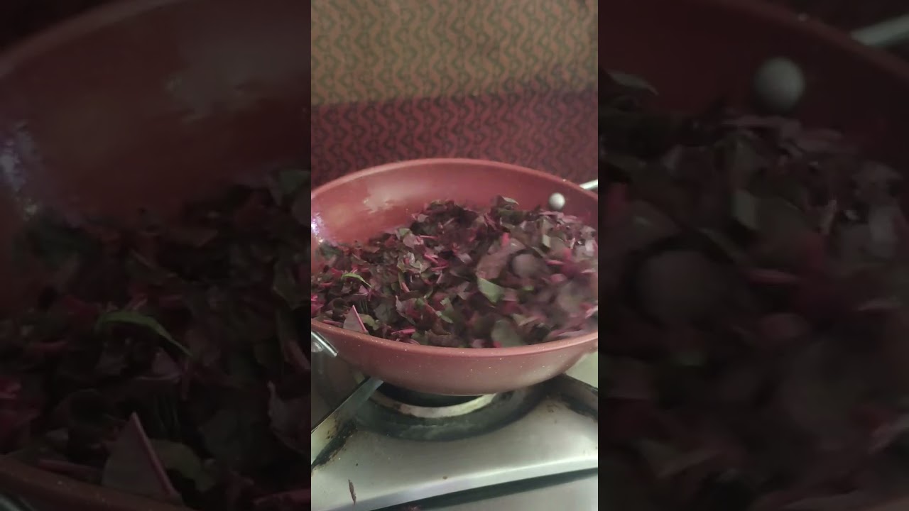 লাল শাকের অসাধারণ রেসিপি 😋