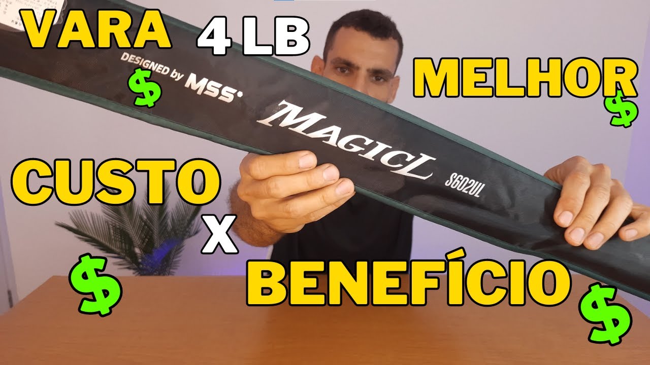 ✅MELHOR CUSTO BENEFÍCIO! VARA ULTRALIGHT 4 LIBRAS HANDING MAGIC L . PARA PESCA COM MICRO ISCAS.