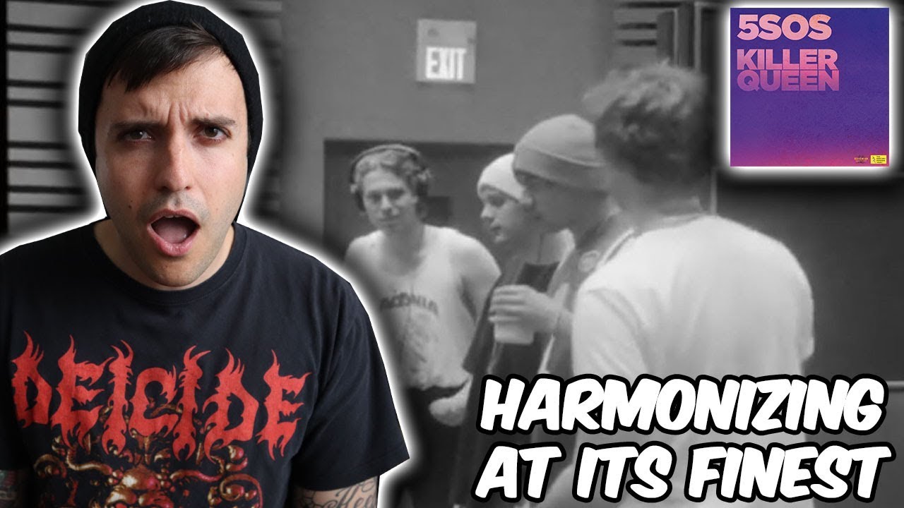 SO MANY HARMONIES - 5SOS - Making Of Killer Queen Reaction