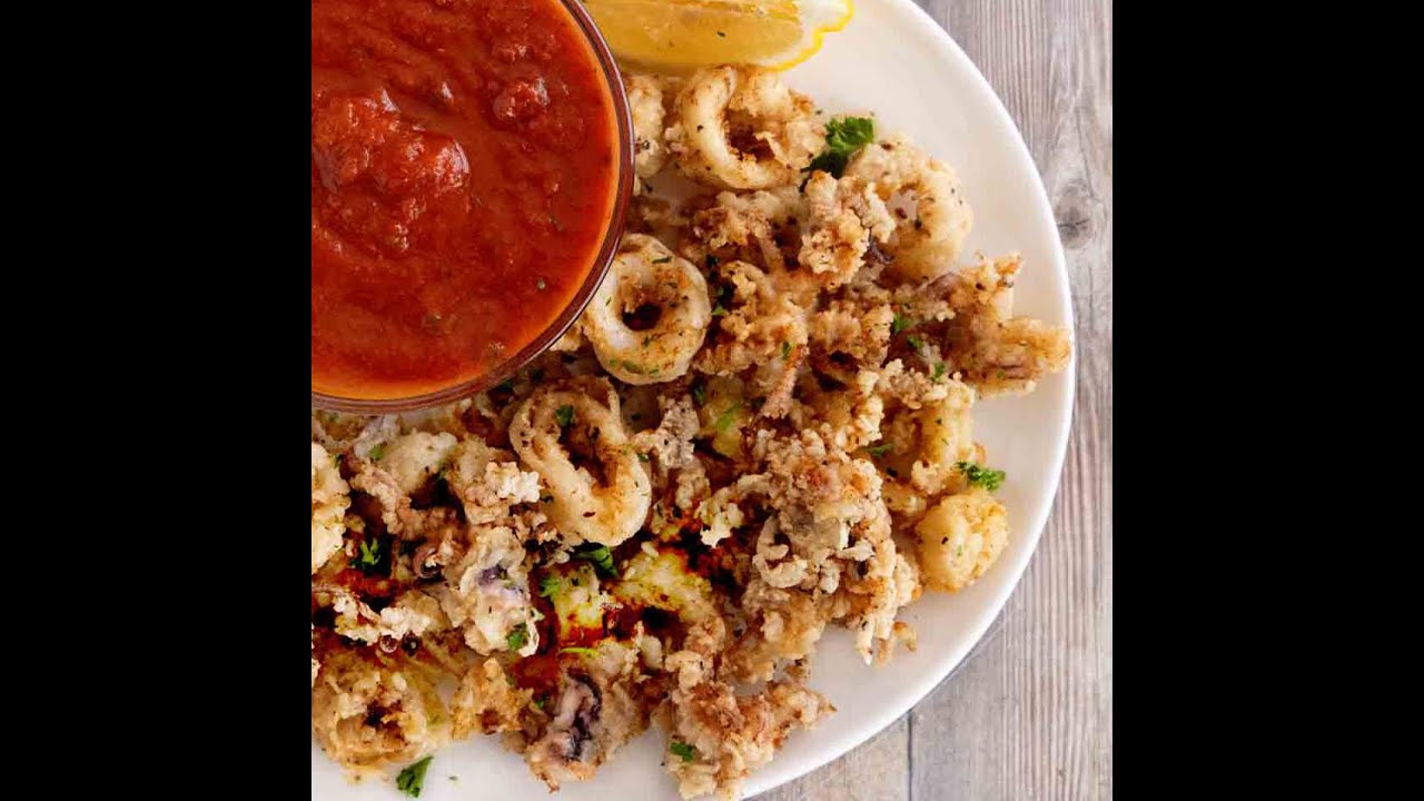 Easy Fresh Crispy Fried Calamari (Restaurant Style at Home)