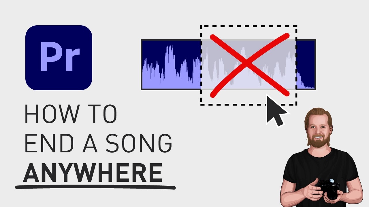 How to cut a song at any point in Premiere Pro