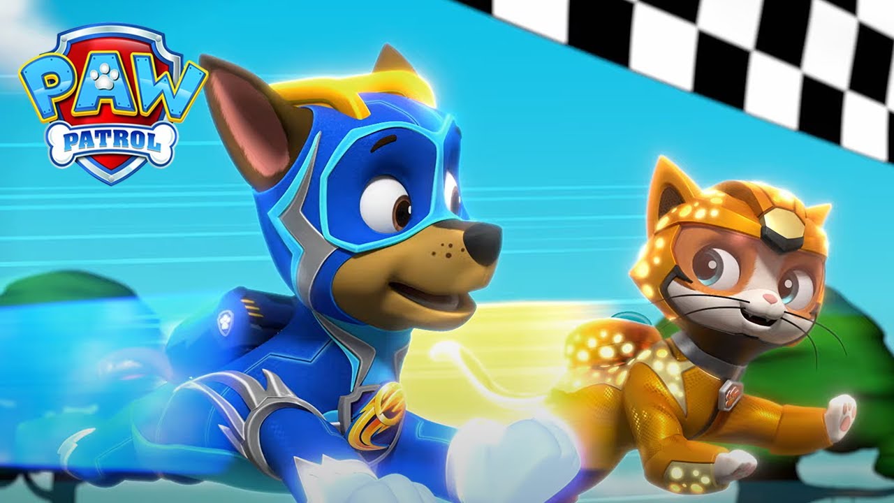 De Mighty Pups helpen de race te redden! - PAW Patrol Nederlands