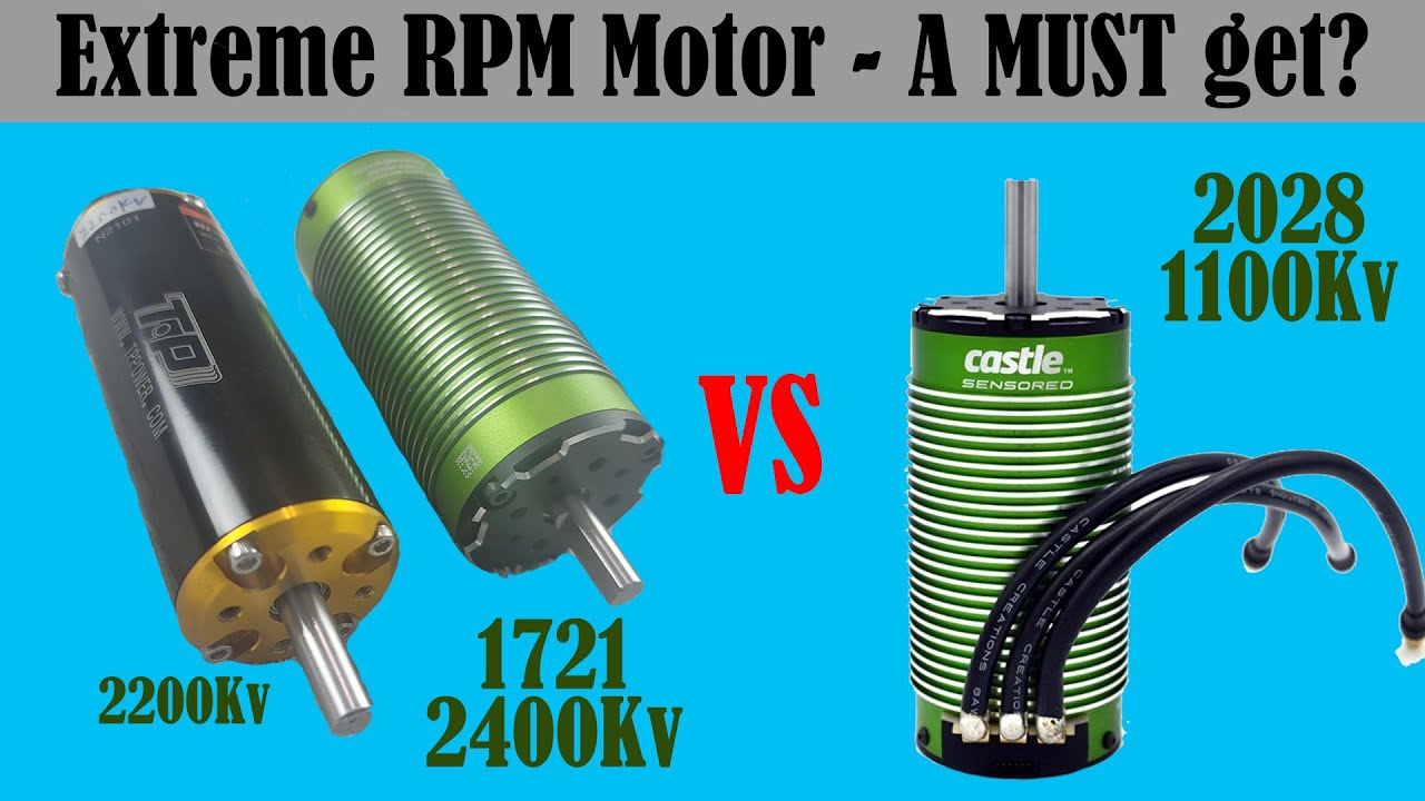 Exploring Benefits of Extreme RPM Brushless Motors in RC Speed Run Cars