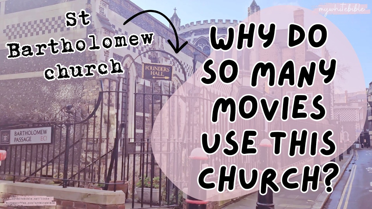 Vlog tour walkthrough of St Bartholomew the Great: A 900-Year-Old Church in London, founded in 1123!