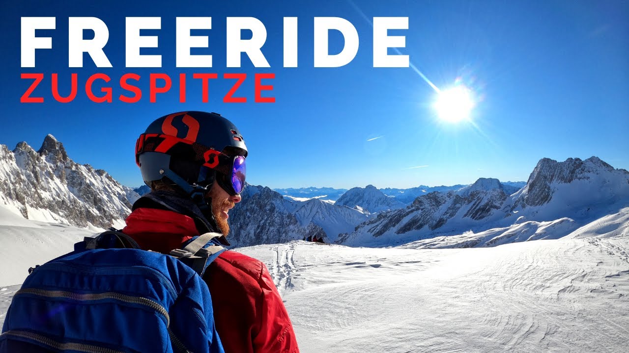 FREERIDE ZUGSPITZE // Powdern im Zugspitz Skigebiet nur eine Stunde von München (GoPro HERO 8 Black)