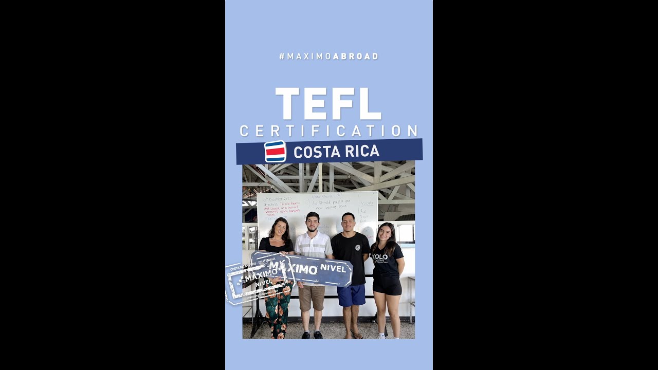 TEFL Certification to Teach English in Costa Rica