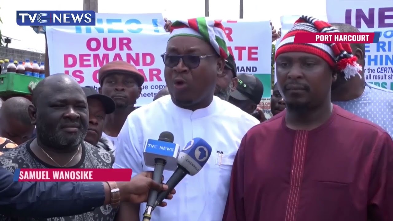 PDP Denies Abduction Of APC Lawyers During INEC Office Protest