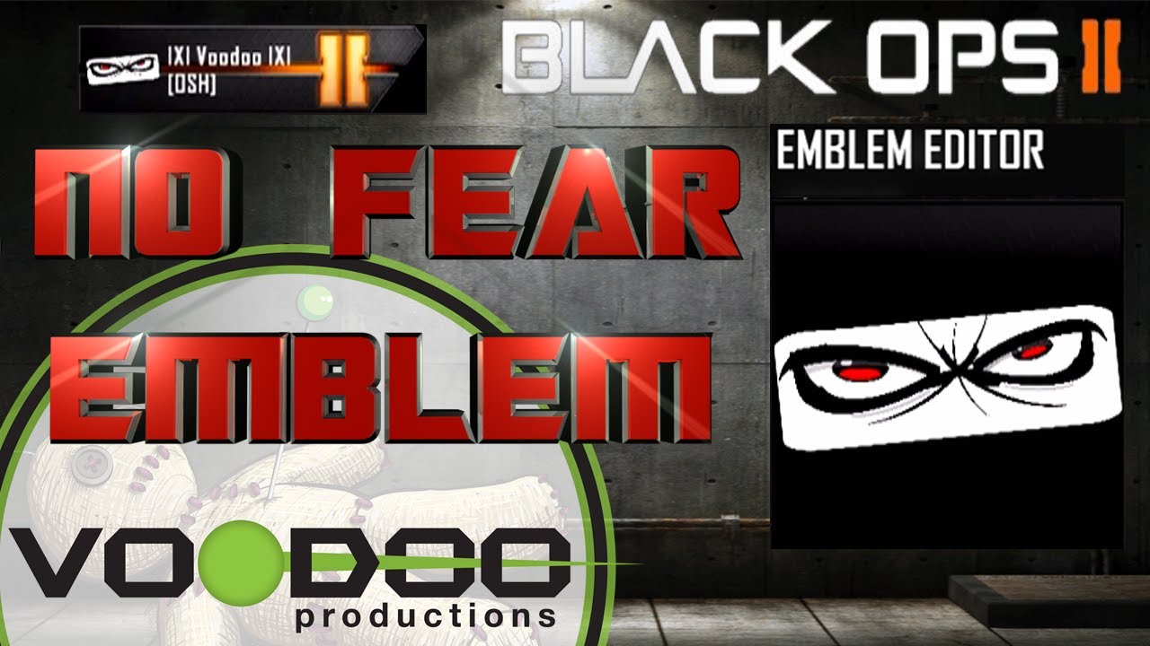 No Fear Emblem , Black Ops 2 Emblem Tutorial , Episode 51