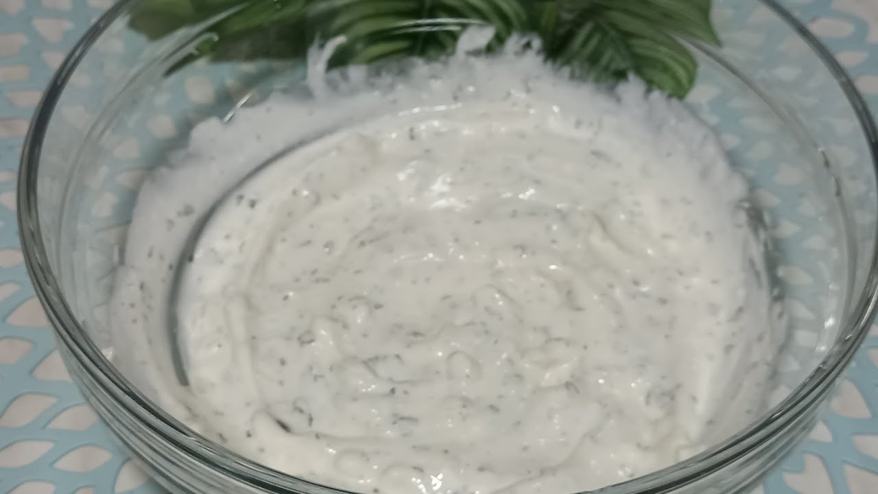 Bijeli umak/sos koji možete koristiti kao dodatak za razna jela-white sauce/sauce, for everything👌👌👍