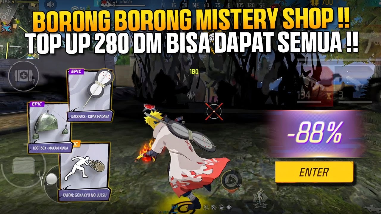 BORONG BORONG MISTERY SHOP!! MODAL TOP UP 280 DM BISA KEBELI SEMUA!!