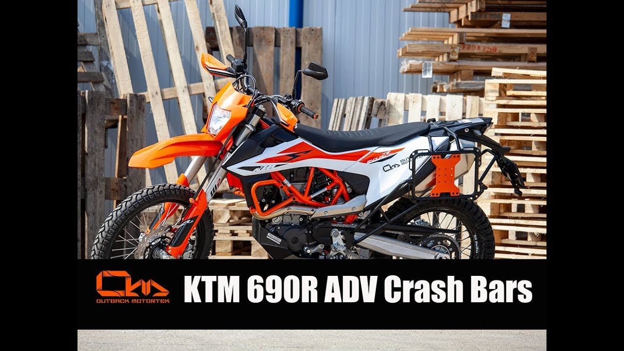 KTM 690R Adventure Crash Bars Installation