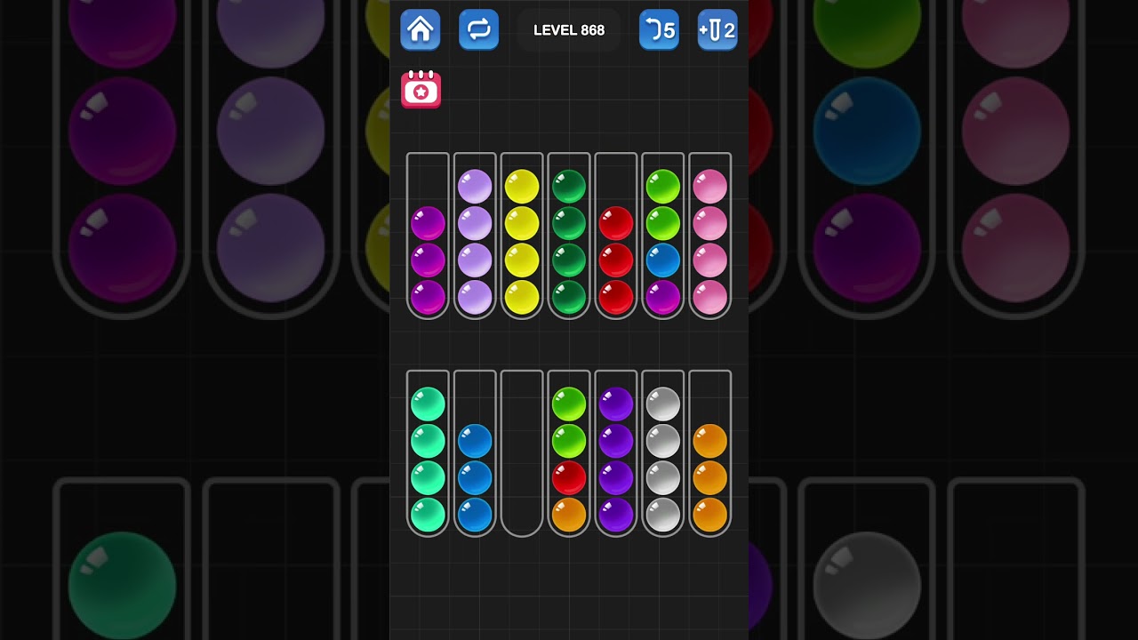 Ball Sort Puzzle by Guru Game: Levels 866, 867, 868, 869, 870