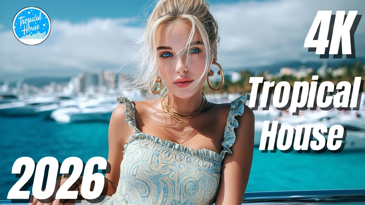 Summer Chill Vibes 2026 ☀️ Tropical Deep House Mix 4K UHD | Relaxing Beach Music