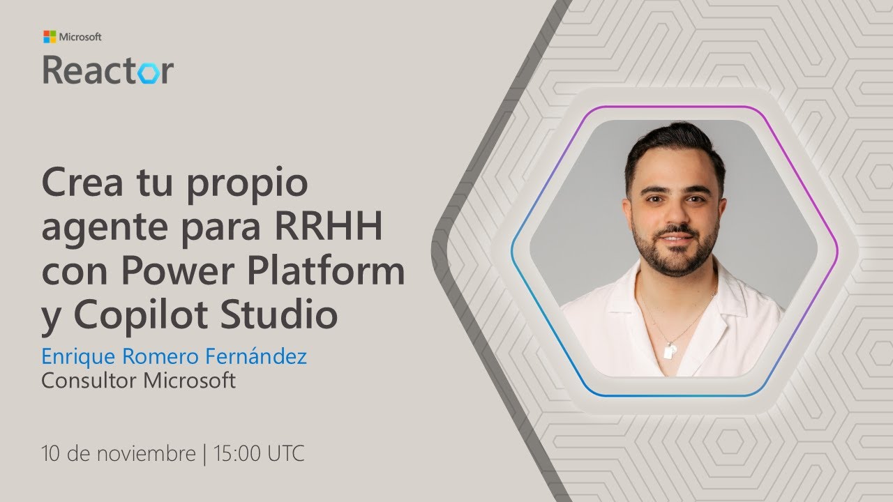 Crea tu propio agente para RRHH con Power Platform y Copilot Studio