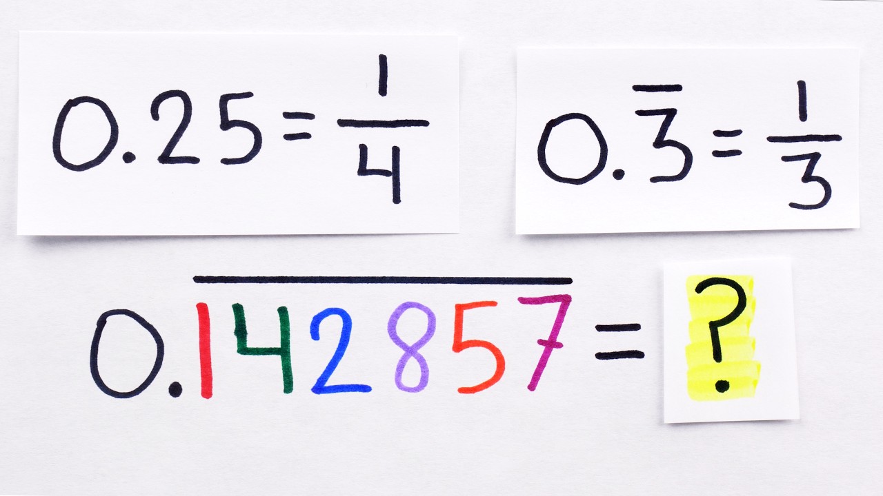 The Trick to Writing Any Decimal as a Fraction