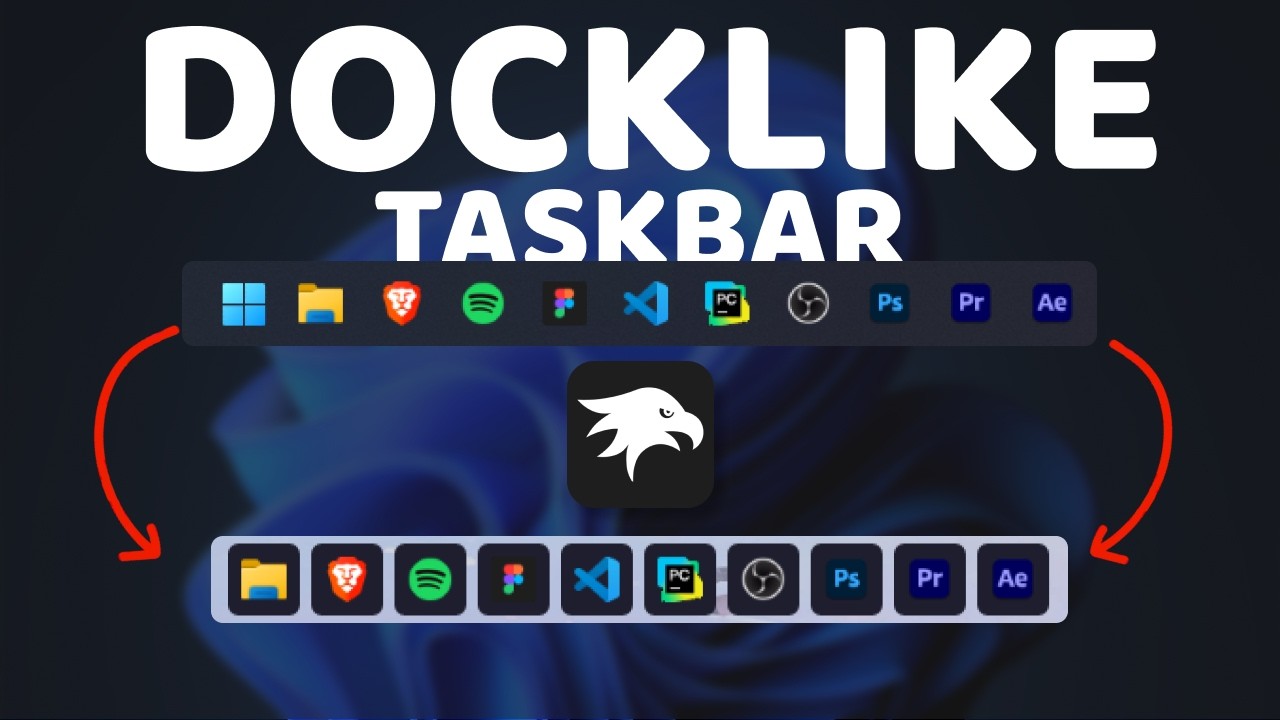 How I Made My Windows 11 Taskbar Look Like a Dock