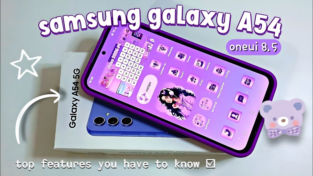 samsung galaxy A54 Official One UI 8.5 Update 🌱💜 top features you have to know
