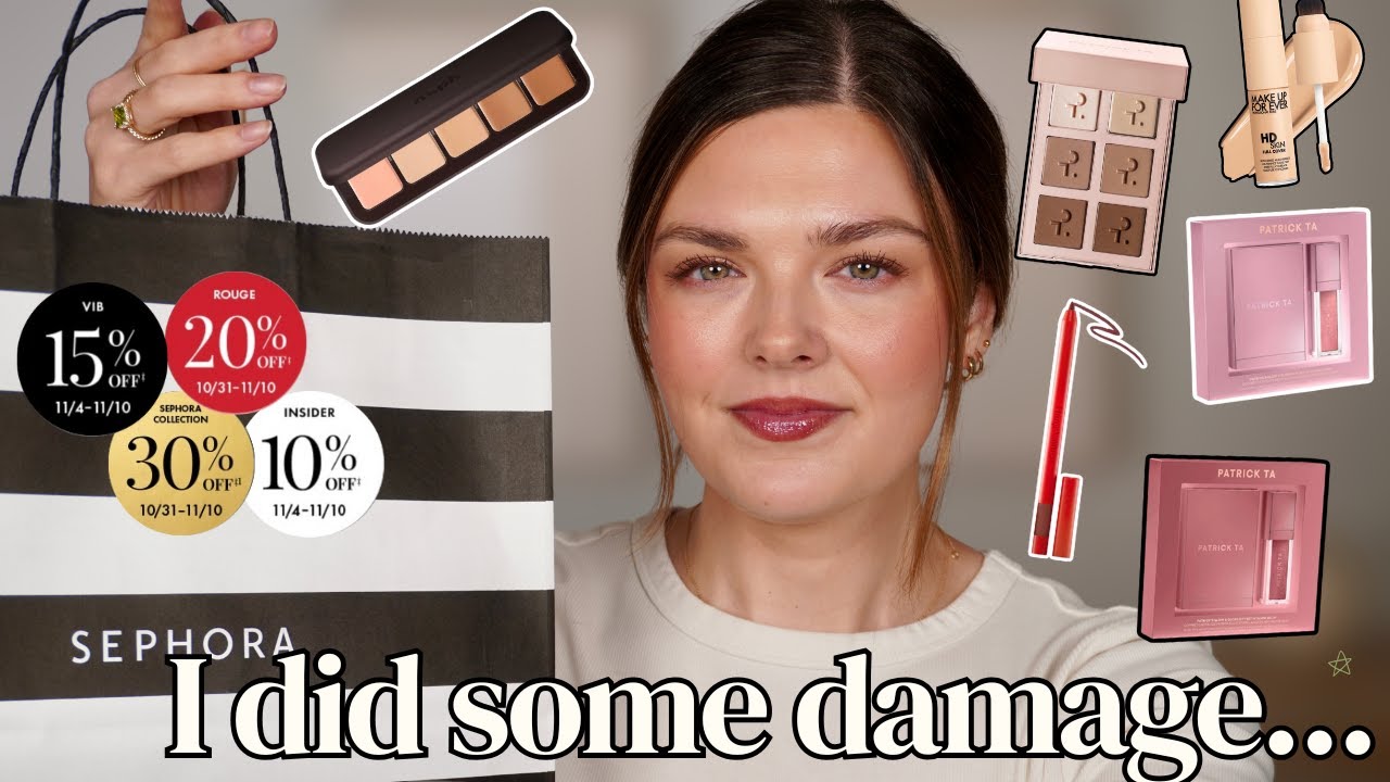 Sephora Holiday Savings Event *TRY ON* Haul!