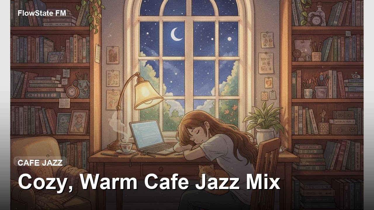 Cafe Jazz BGM Mix | для учёбы
