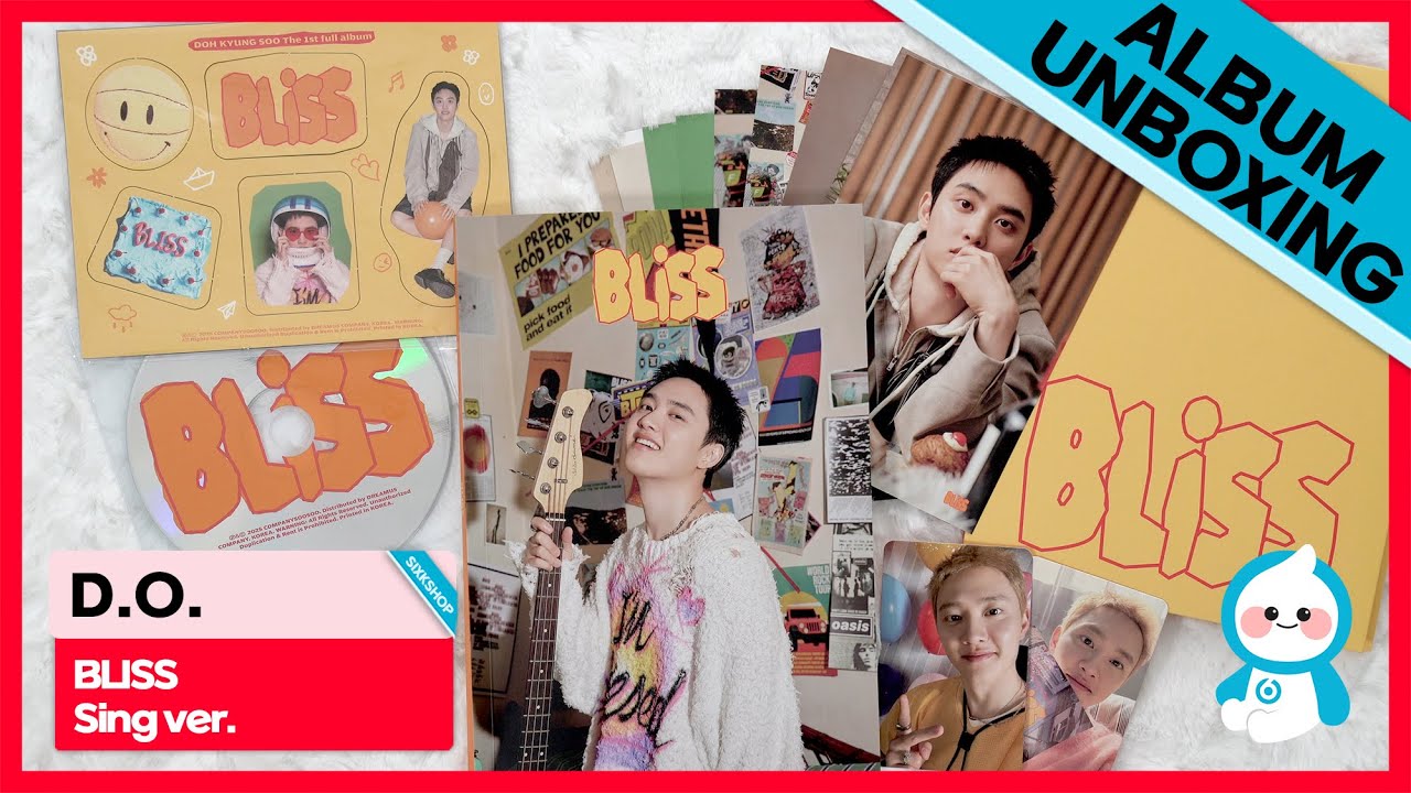 [4K UNBOXING] D.O.(EXO) - The 1st Full Album &lsquo;BLISS&rsquo; (Sing Ver.)