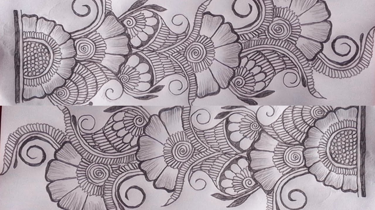 Mehandi design for hands ❤️| Diwali special Mehandi design | pencil shading Mehandi design| 
